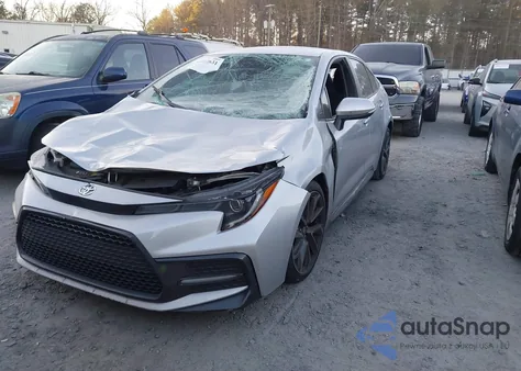 2020 Toyota Corolla Se from USA, damaged, VIN 5YFS4RCEXLP056207
